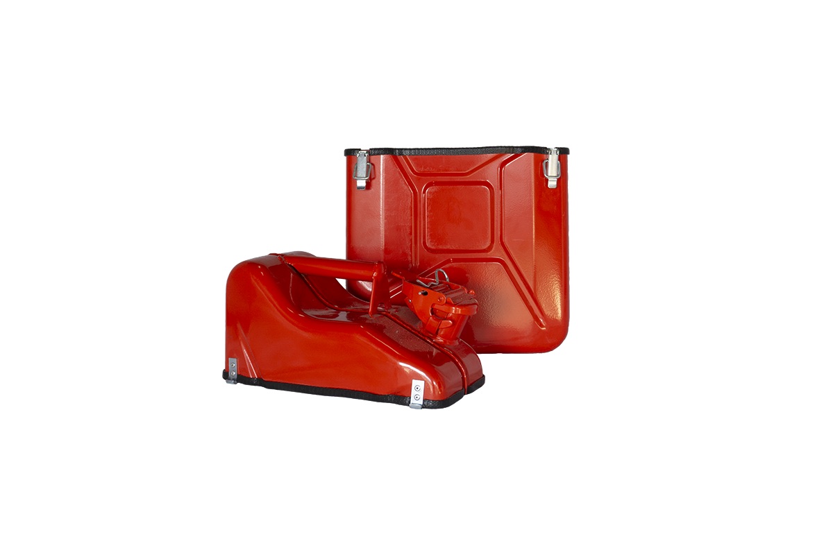 Jerrycan Giftbox 10L - Rood - Unieke Opbergdoos - Exclusief drank - Origineel cadeau - Opbergoplossing