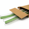4-pack Drinkglazen met Glazen Rietjes
