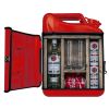 Jerrycan Bar – Sterke Drank - Rood | MegaGadgets | Bacardi Cadeau Tip | Met glazen | Coca Cola