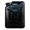 Stalen Jerrycans 20L Zwart
