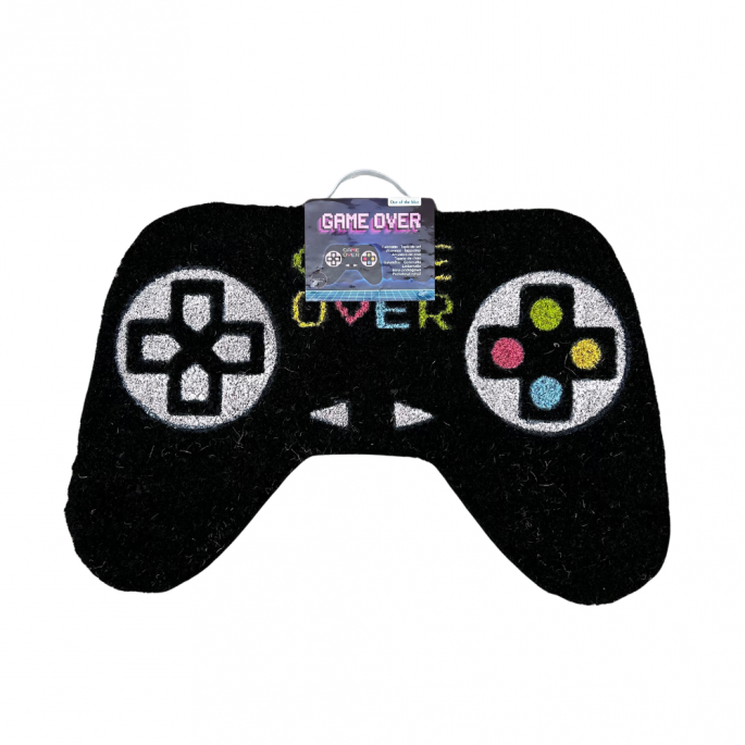 Vloermat deurmat game controller / game over