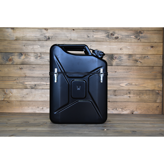Jerrycan Giftbox 20L - Zwart - Unieke Opbergdoos - Stoere Stalen Jerrycan - Multifunctioneel Cadeau - Originele Opberger