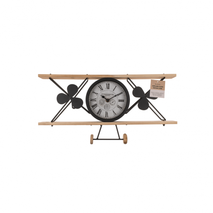 Vintage Looking Clock Plane