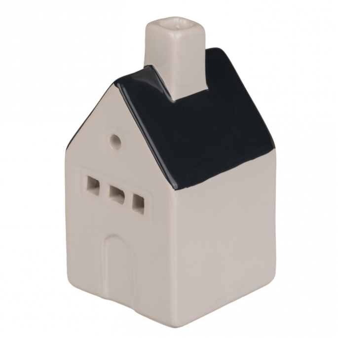 Keramieken huisje voor theelichtjes