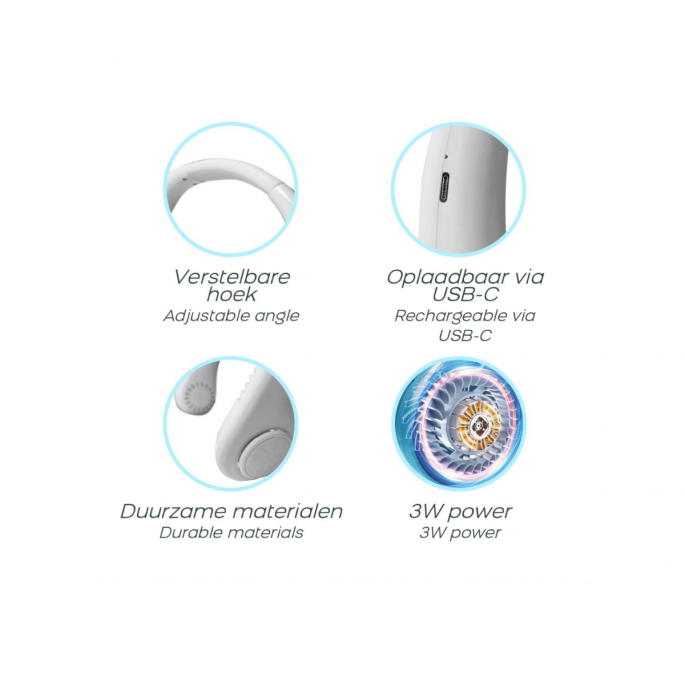 Draagbare Nekventilator