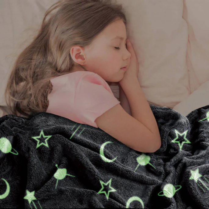 Glow in the dark deken, perfect voor ieder kind
