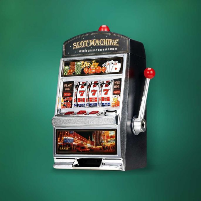 Gokkast Spaarpot - Grote Speelautomaat - 36 cm - Slotmachine - Grote Spaarpot