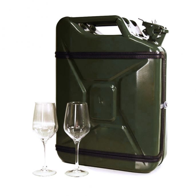 Wijnbar jerrycan| Industrieel cadeau 