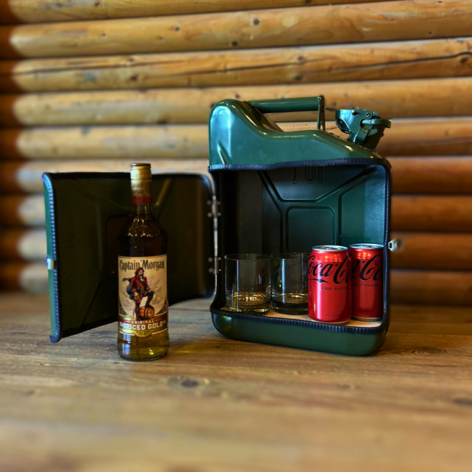 Jerrycan Giftset 10L Groen sfeerfoto 