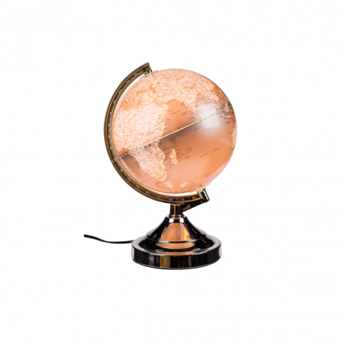 Globe Lamp On