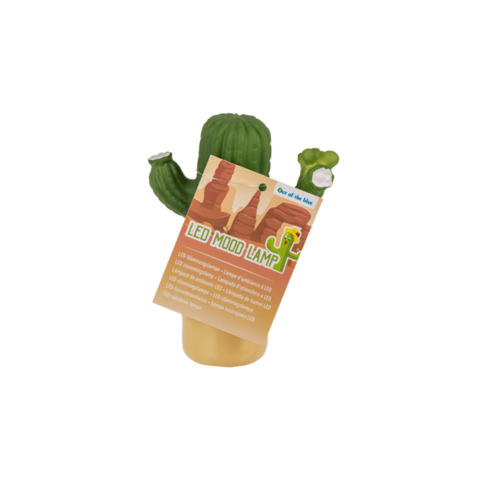 LED Mood lamp, Cactus, 8 x 12 cm, (57/1267)