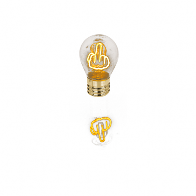Light Bulb, middle finger 4