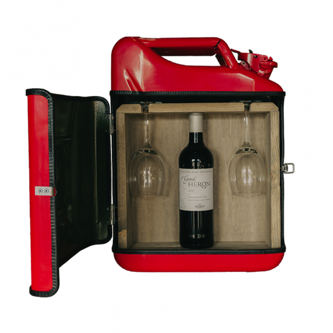 Wijnbar jerrycan| huwelijkscadeau | Stoer cadeau 