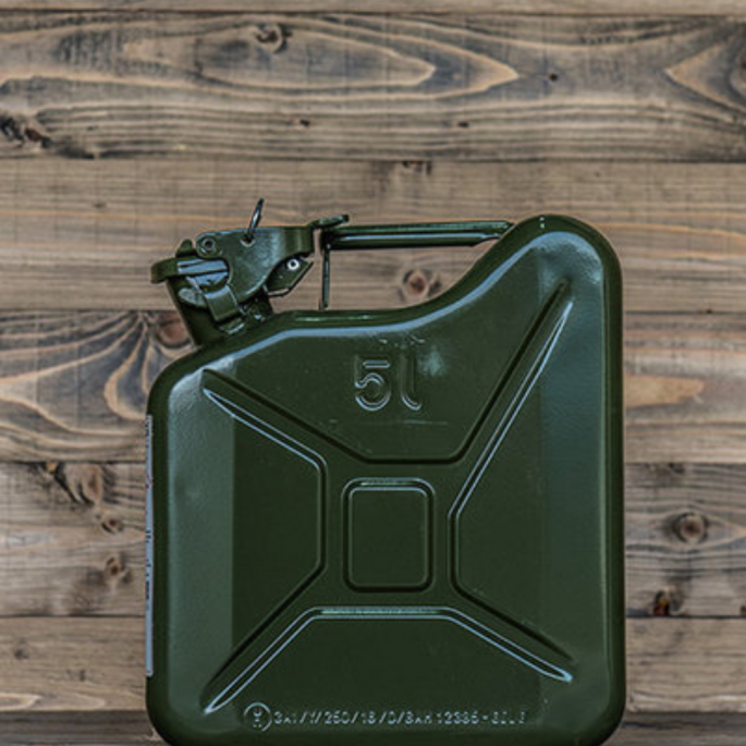 Stalen jerrycans 5L