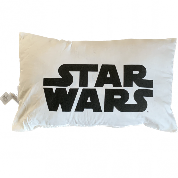 Dit decoratie kussen brengt de kracht van The Mandalorian naar je interieur - wit - Star Wars