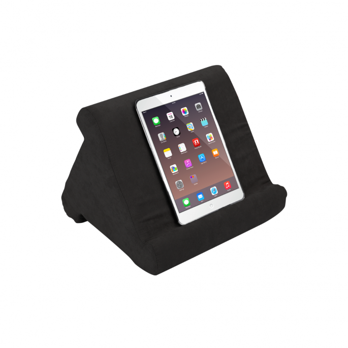 Tablet Kussen - Zwart - 3 Gebruik Zijdes
