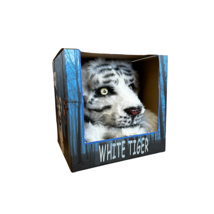 Tijgermasker in doos