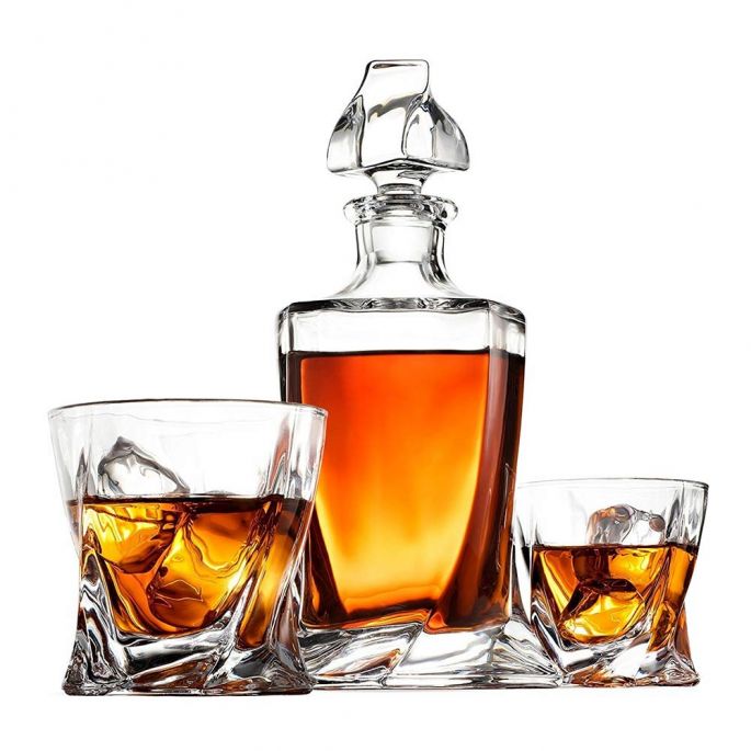 Twisted Whiskey Decanter