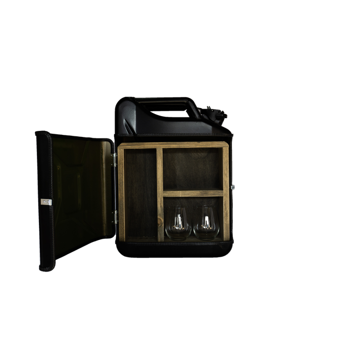 Jerrycan gin bar 'Zwart'
