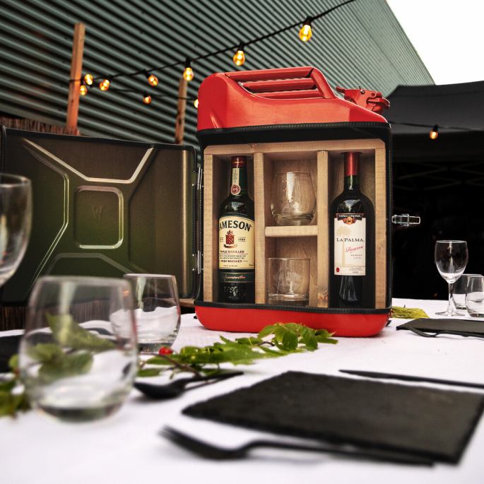Jerrycan his & hers bar 'Rood'