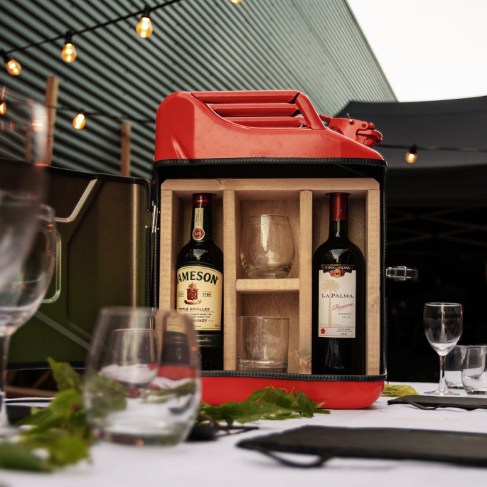 Jerrycan his & hers bar 'Rood'