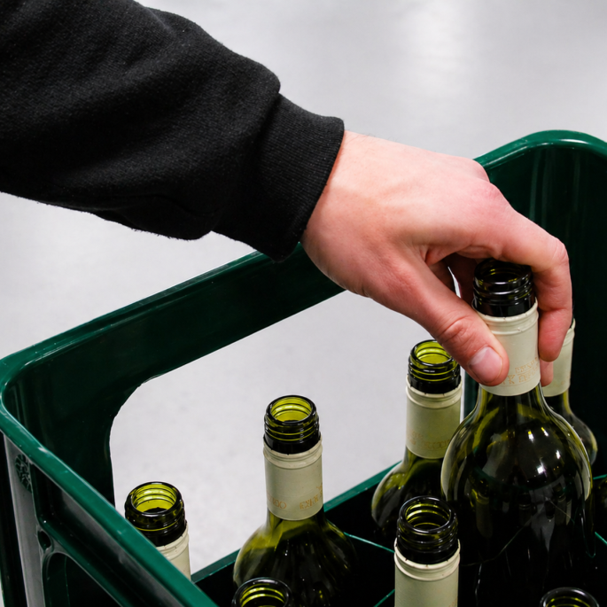 4-pack Drinkglazen met Glazen Rietjes