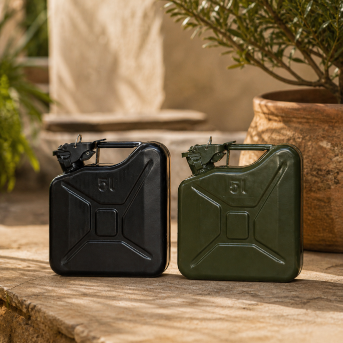 Stalen jerrycans 5L