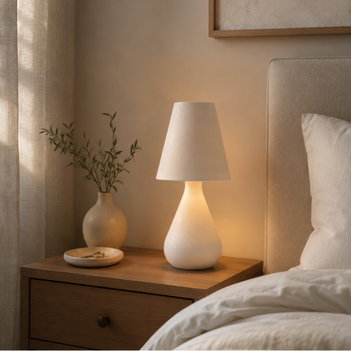 Cozy Maison Oplaadbare Tafellamp - Wit