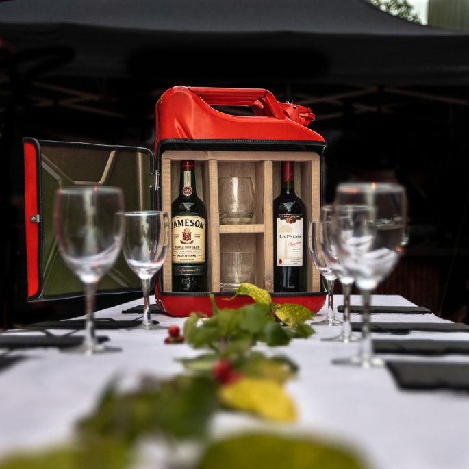 Jerrycan his & hers bar 'Rood'