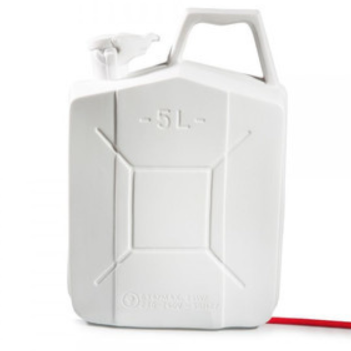 Jerrycan lamp 5L porselein wit