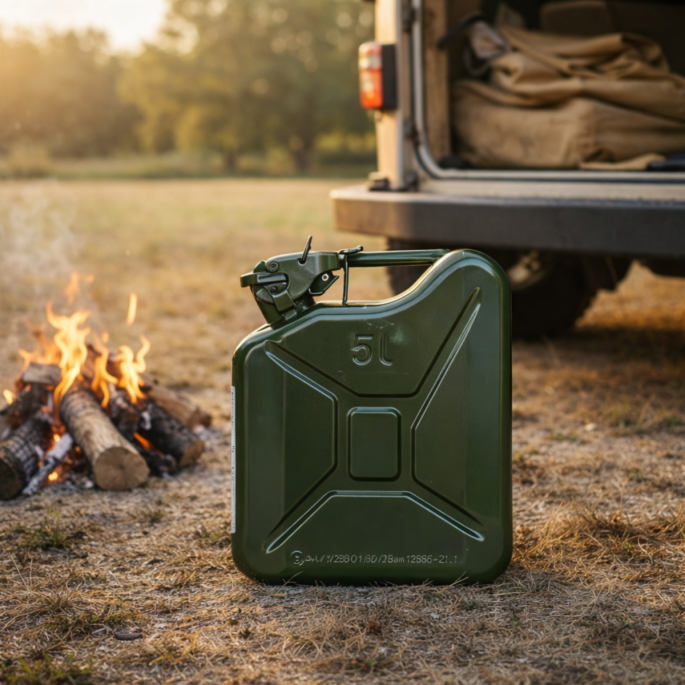 Stalen jerrycan 5L