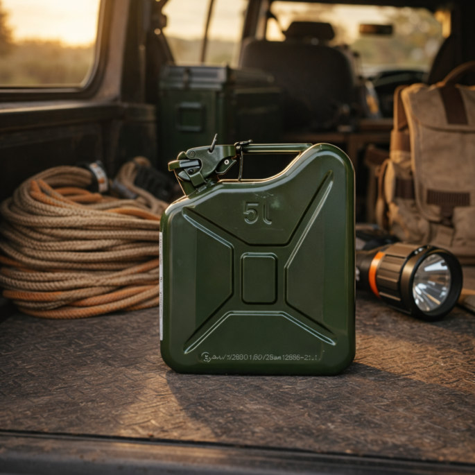 Stalen jerrycan 5L
