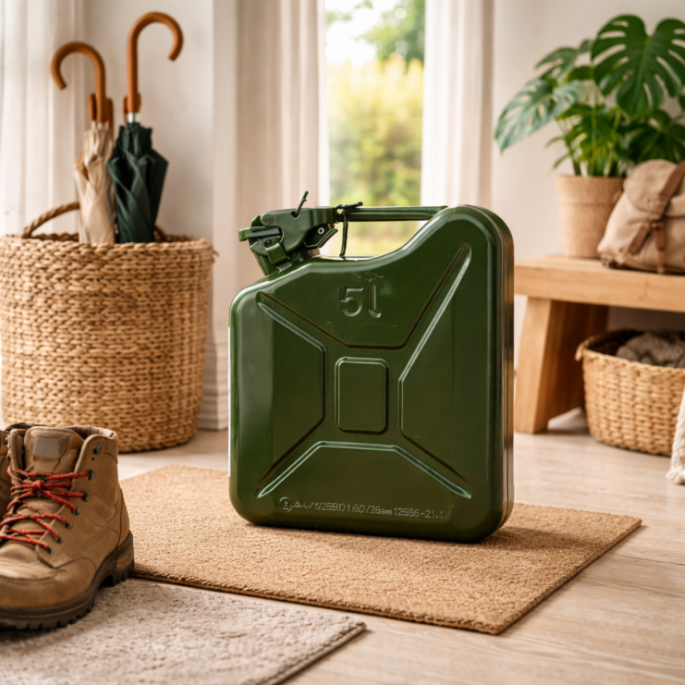 Stalen jerrycan 5L
