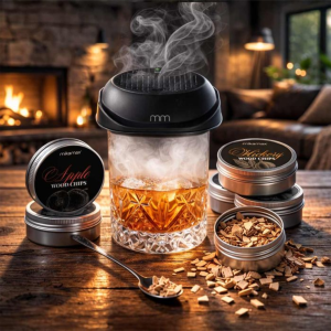 Elektrische Cocktail Smoker - 6 Houtchip Aroma’s - Draadloos