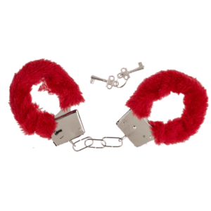 Pluche Handboeien Rood - Verstelbaar