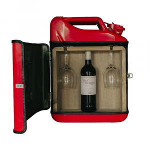 Jerrycan 20L Wijnbar - Groen, Rood en Zwart - Wijnpakket Cadeau - Exclusief Drank - Een Uniek Geschenkidee