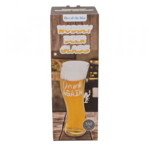 Wiebelig bier glas