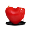 Melting Heart Candle