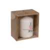 Pillar candle. I love you in doosje