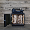 39942X | Jerrycan 10L 'The stillery' giftset zwart - Drank cadeau - Excl. Drank | houten achtergrond