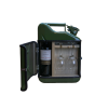 Groene Jerrycan |Wijn Giftset |Cadeauti | Wijncadeau | Rode wijn | witte wijn| Wijnglazen | Zonder achtergrond